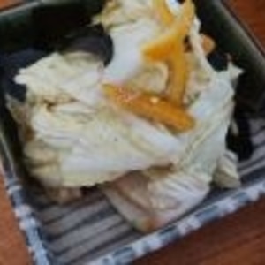 シンプル！粉末昆布だし白菜の漬け物